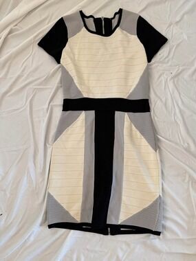 Color block pencil dress - M